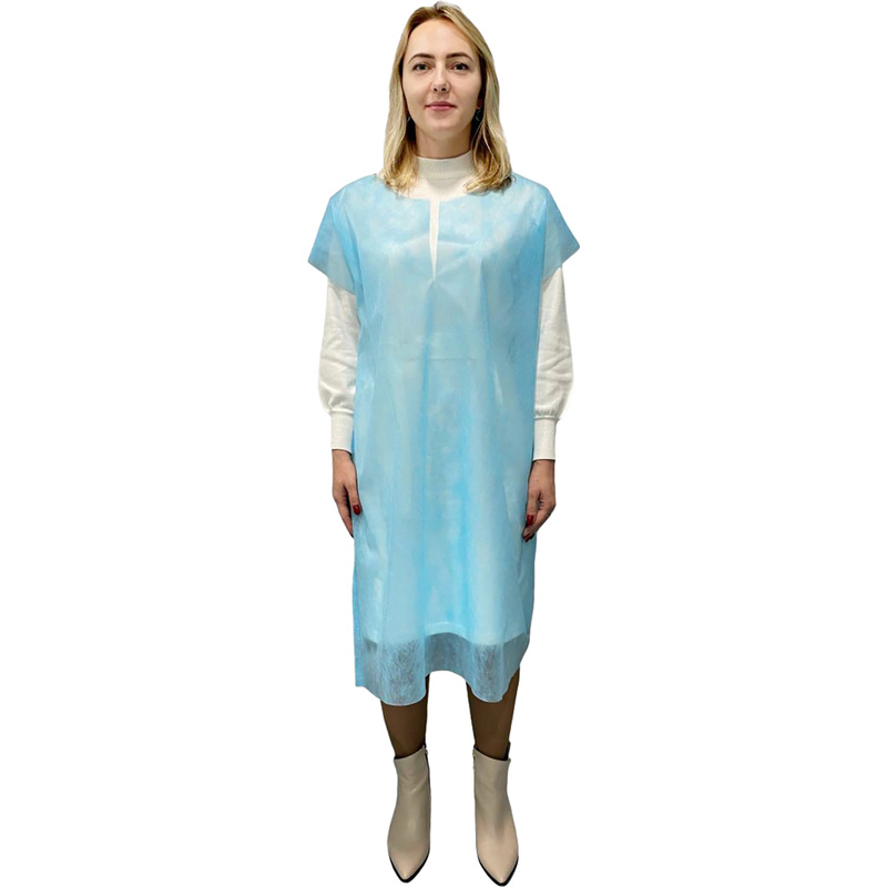 Изображение товара Рубашка для рожениц Пелигрин одноразовая без рукава плотность 42 г/кв.м