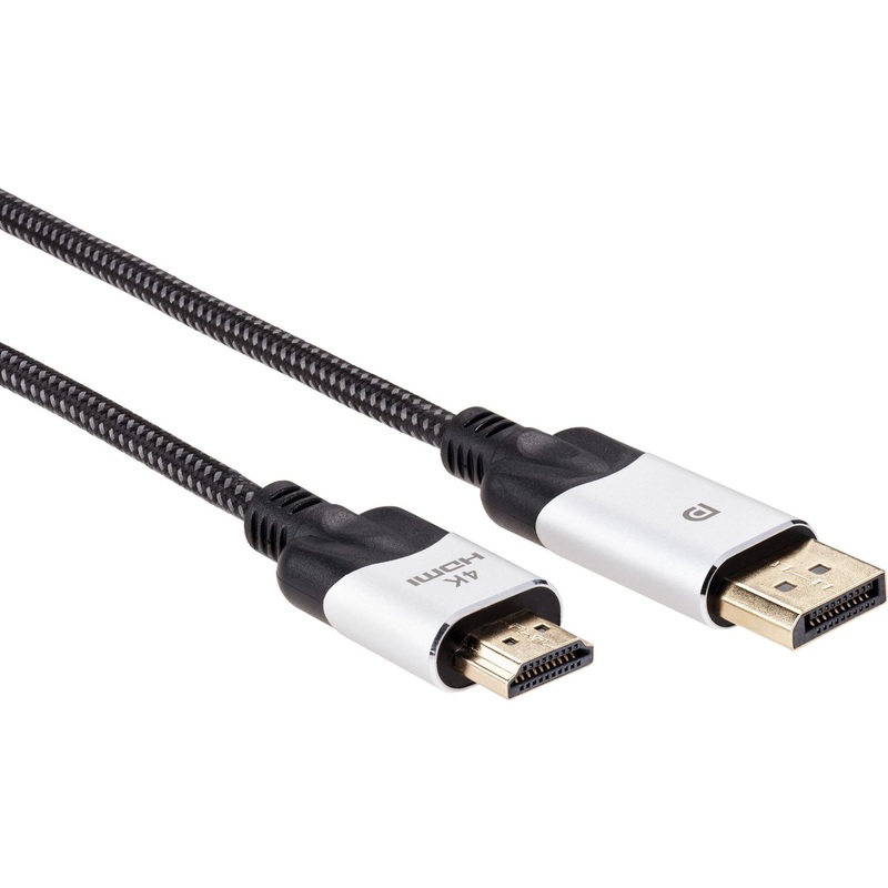 Изображение товара Кабель Vcom DisplayPort - HDMI 1.8 метра с поддержкой 4K Изображение товара Кабель Vcom DisplayPort - HDMI 1.8 метра с поддержкой 4K