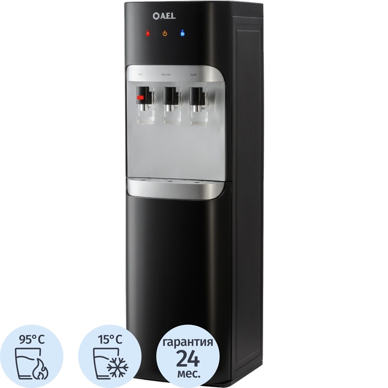 Изображение товара Кулер для воды AEL LD-AEL-808a чёрный нагрев и охлаждение