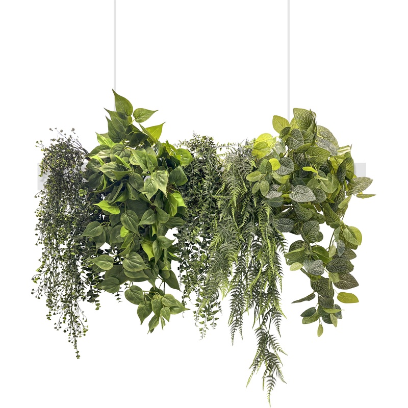 Изображение товара Композиция ампельная APC-20010 искусственные растения для интерьера 40см