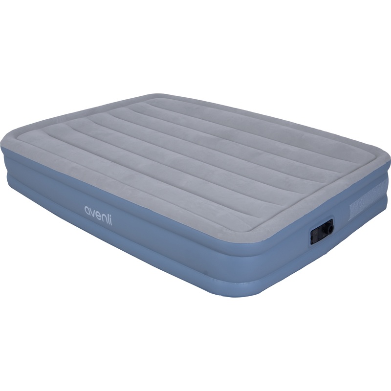 Изображение товара Матрас надувной Avenli голубой/серый (191х137х33 см)