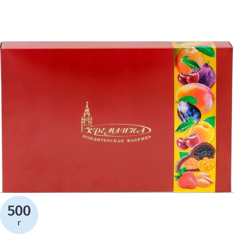 Изображение товара Конфеты Кремлина Фрукты в шоколаде 500 г