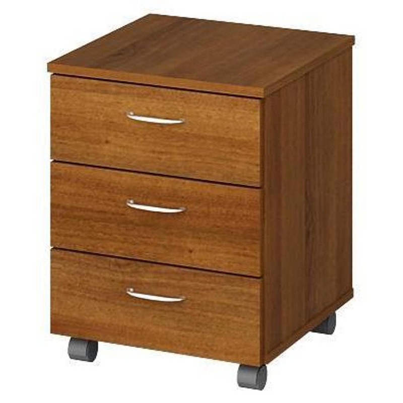 Изображение товара Тумба подкатная Бюджет 2556 орех французский 3 ящика