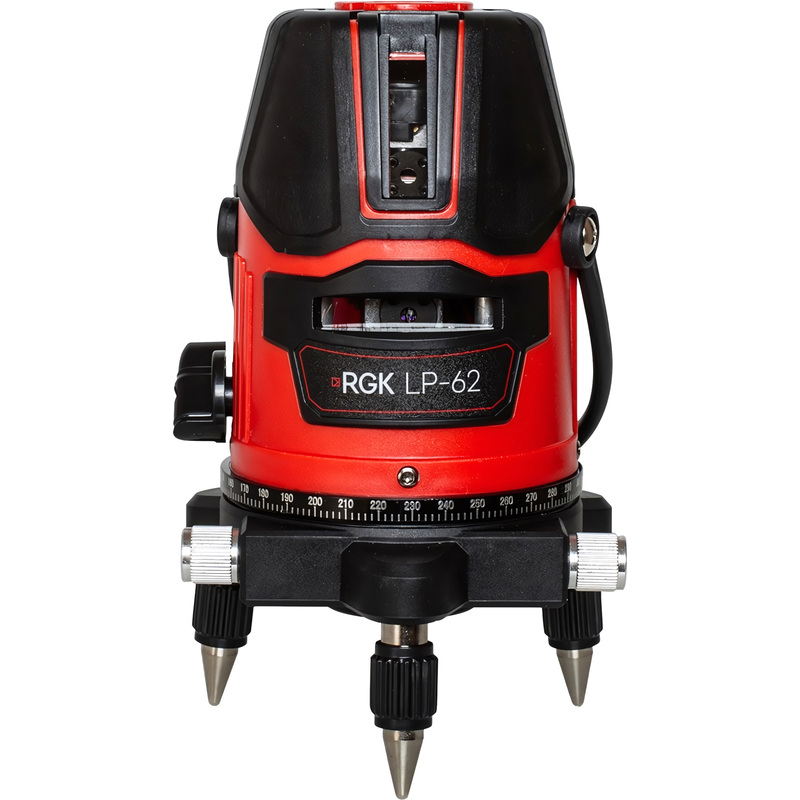 Изображение товара Лазерный нивелир RGK LP-62 для внутренней разметки с дальностью 20м и 3 лучами