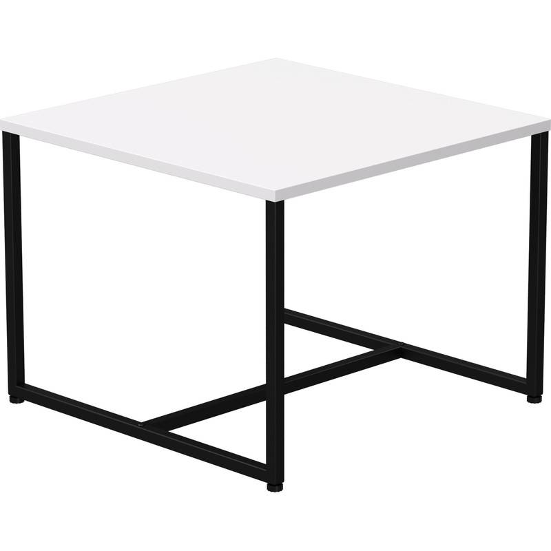 Изображение товара Журнальный стол EVO 254S024W39005 белый/чёрный 604х604х460 мм