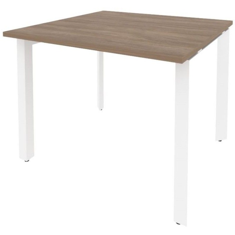 Изображение товара Стол для переговоров Onix-П O.MP-PRG-1.1 дуб аризона белый 980x980x750 мм