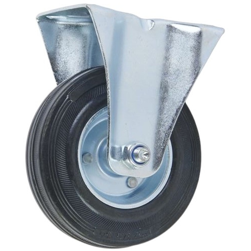 Изображение товара Колесо для тележки неповоротное 125 мм (1027191)