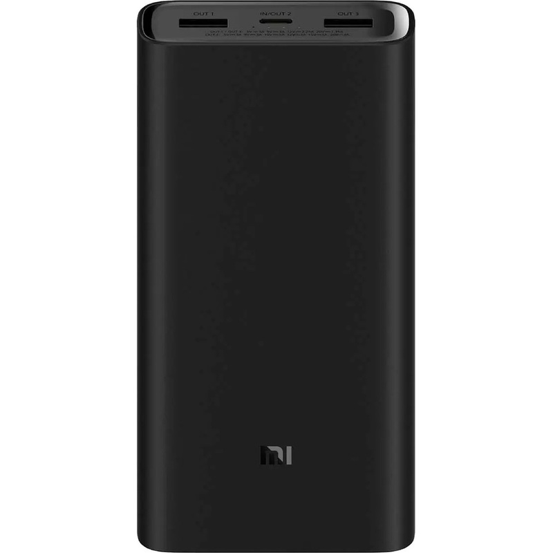 Изображение товара Внешний аккумулятор (power bank) Xiaomi Mi Power Bank 3 Pro 20000 мАч 50W чёрный (BHR5121GL)