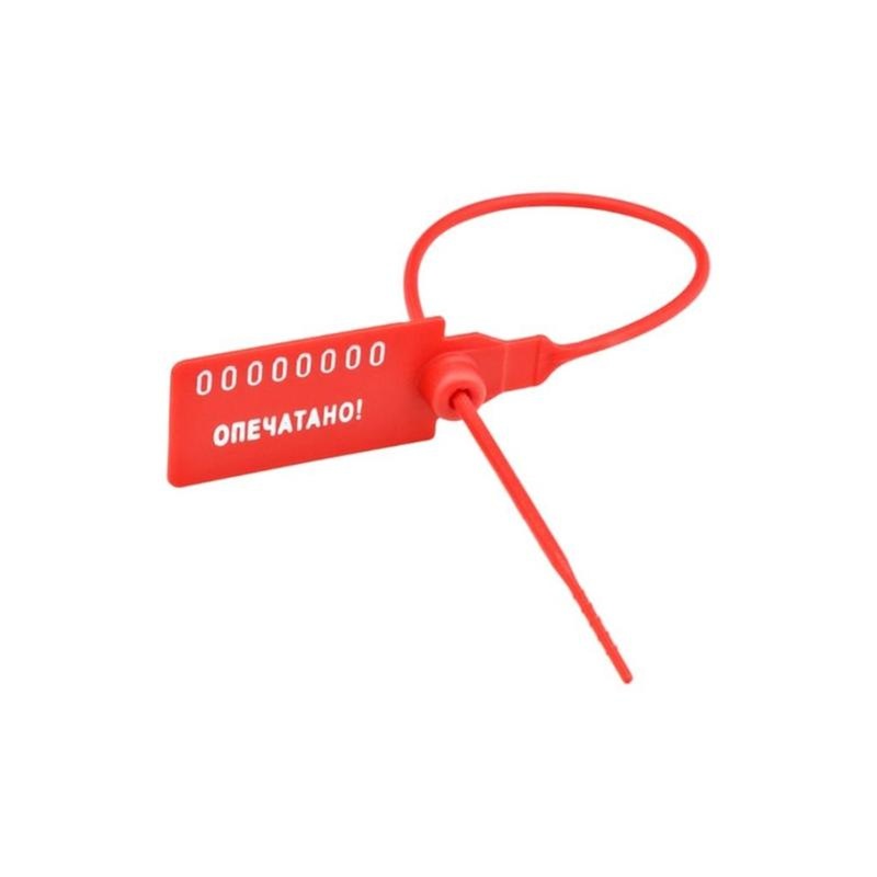 Изображение товара Уценка пластиковая номерная универсальная пломба 350 мм 1000 штук в упаковке