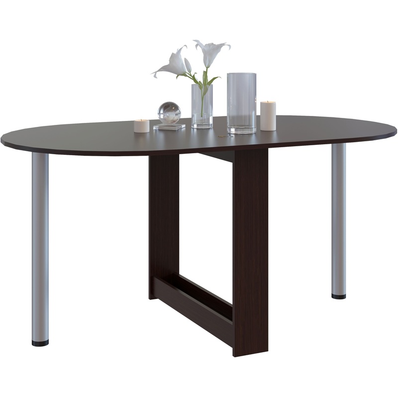 Изображение товара Раскладной овальный стол Сокол СП-12 венге 1548х900х740 мм