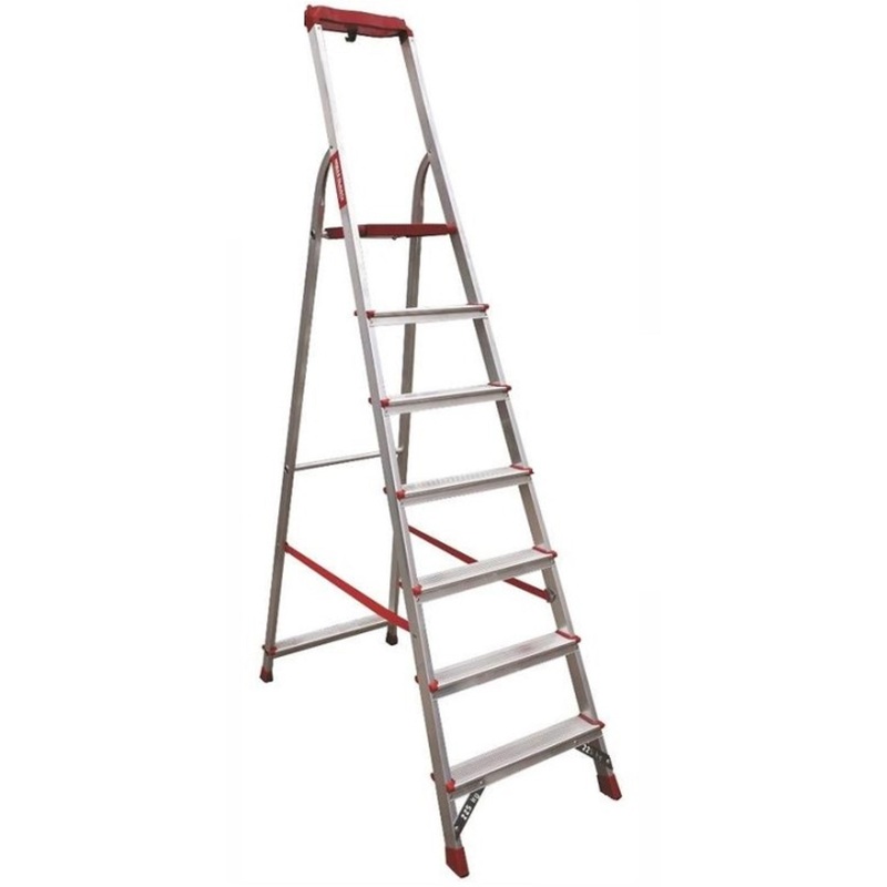 Изображение товара Стремянка алюминиевая 7 ступеней Новая Высота 3150107