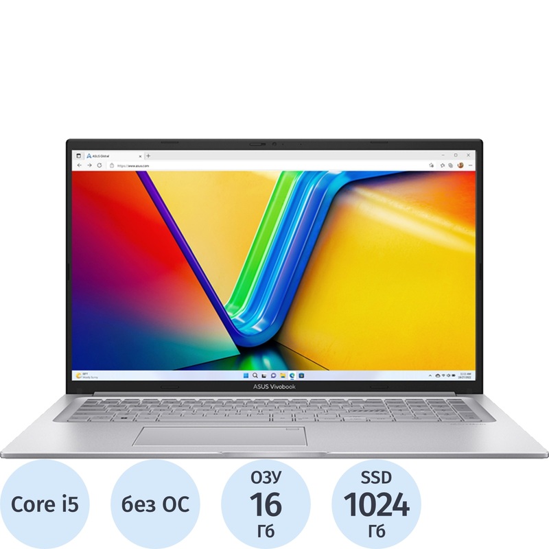 Изображение товара Ноутбук Asus VivoBook 17 X1704VA-AU397 17.3'' Core i5 16ГБ SSD