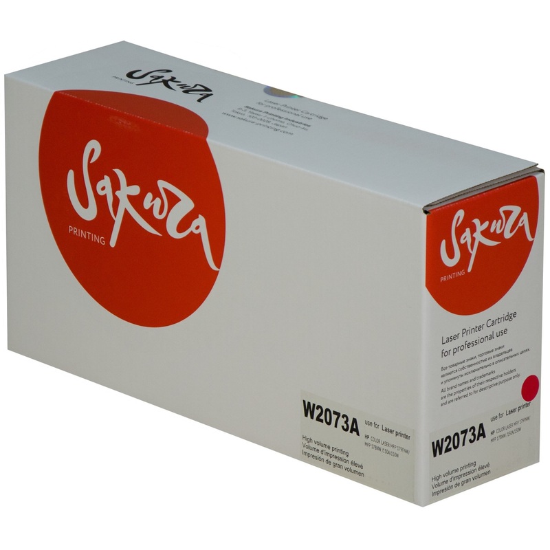 Изображение товара Лазерный картридж Sakura 117A SAW2073A пурпурный совместимый для HP