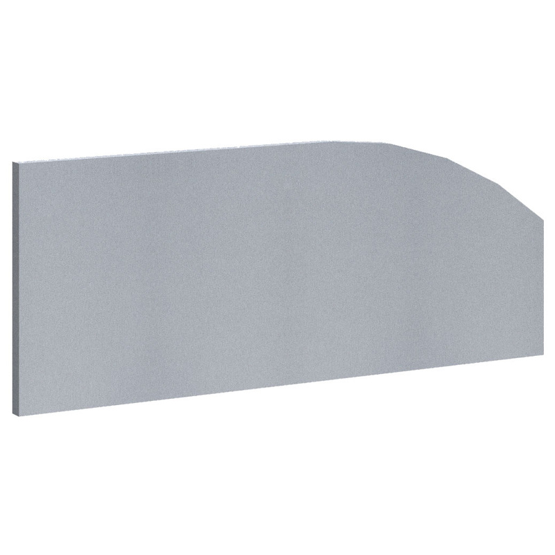 Изображение товара Экран к столу Imago с креплением фронтальный (металлик, 1200х18х450 мм)