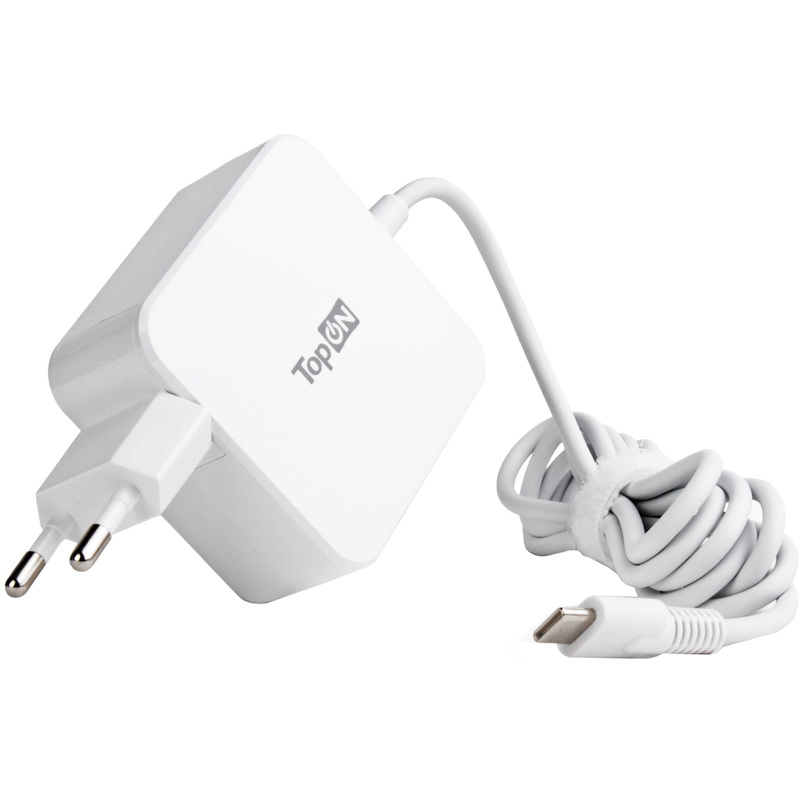 Изображение товара Блок питания TopOn TOP-DE65QW для Dell 65 ВТ 5 - 20 В, Type-C