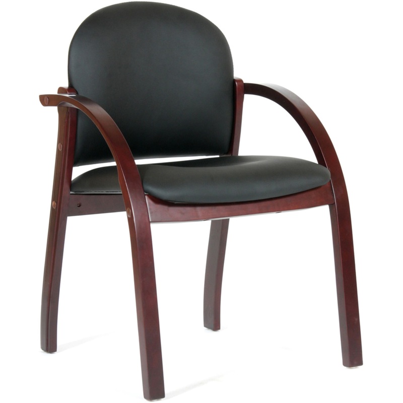 Изображение товара Офисный стул Chairman 659 черный с кожзаменителем