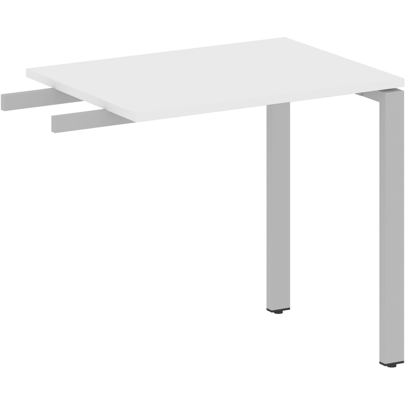 Изображение товара Приставка-брифинг Metal System Style БП.ПР-2 белая/серая 800x600x750 мм