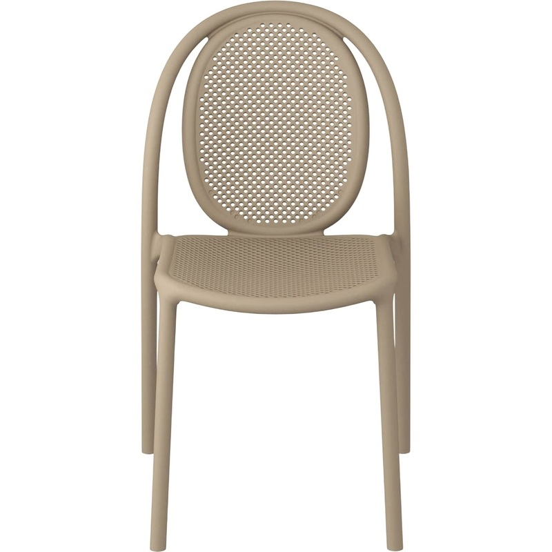 Изображение товара Стул Sheffilton SHT-S172 капучино из пластика, легкий и прочный, для улицы и интерьера