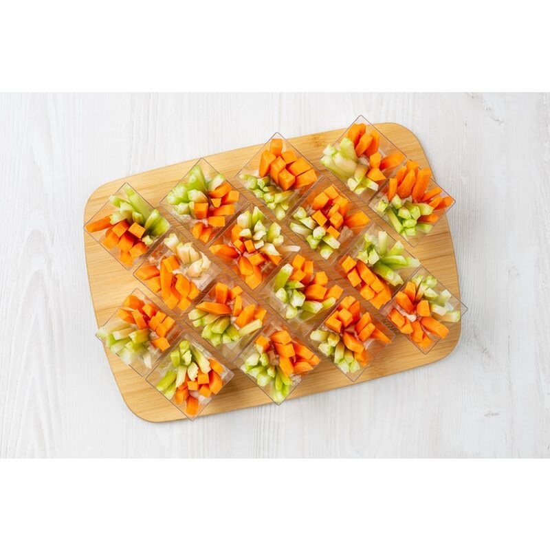 Изображение товара Набор верринов Крудите овощные с соусом блю чиз на 5-10 персон