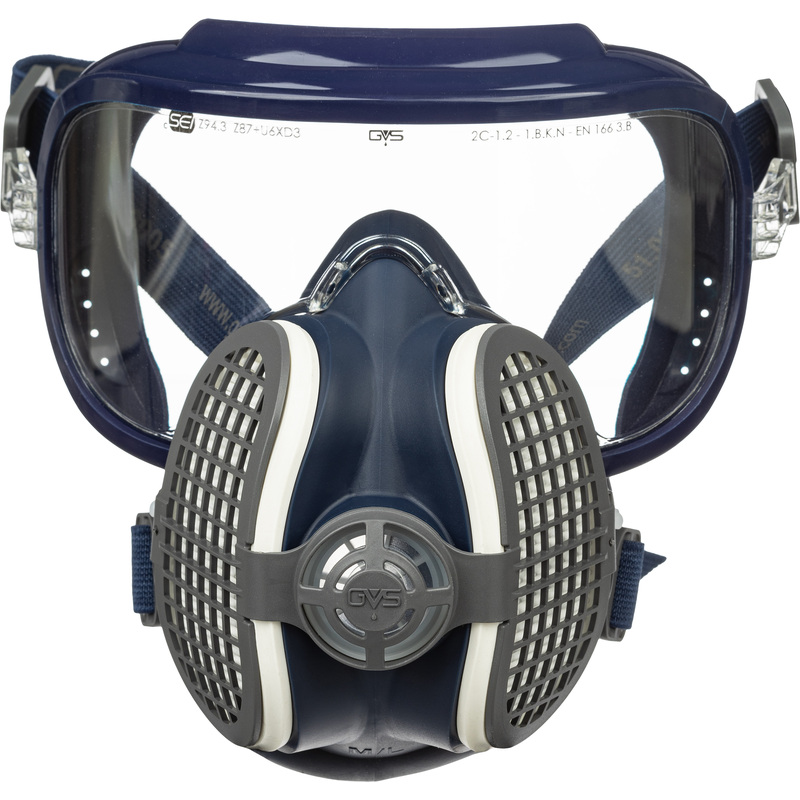 Изображение товара Полумаска GVS Integra M/L с сменными фильтрами P3 и защитой от запахов