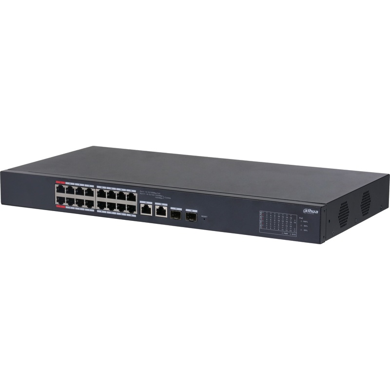 Изображение товара Коммутатор Dahua DH-CS4218-16ET-135 с 16 PoE портами