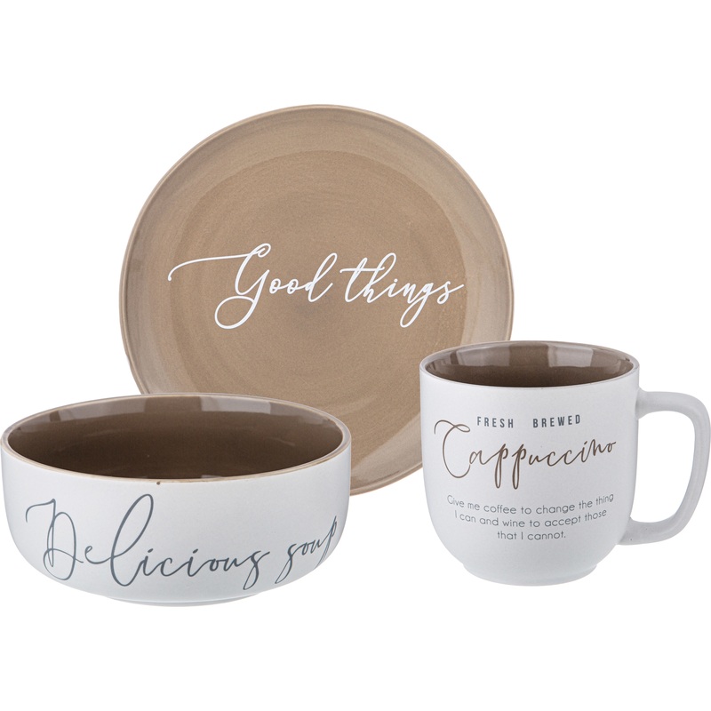 Изображение товара Набор посуды на 1 персону 3 предмета Lefard Coffeemania фарфор (756-464)