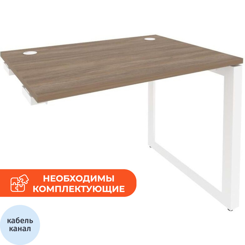 Изображение товара Стол прямой ONIX-О O.MO-SPR-1.7 (дуб аризона/белый, 980х720х750 мм)