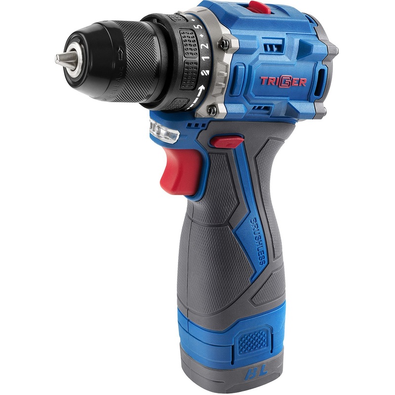 Изображение товара Trigger 20130: компактная дрель-шуруповёрт безударная, 14,4В, 2х2Ач