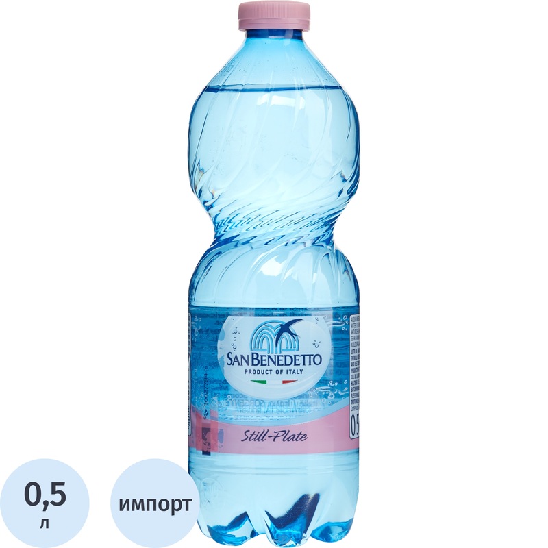 Изображение товара Вода минеральная San Benedetto столовая негазированная пэт 0.5 л