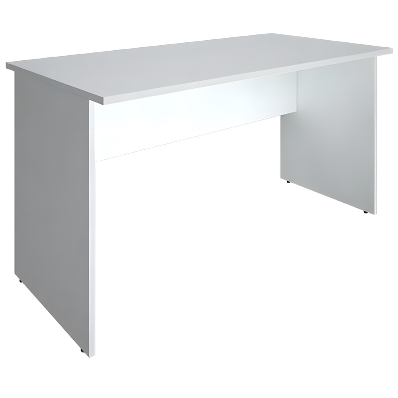 Изображение товара Стол прямой Riva А.СП-3 белый 1400х720х750 мм с регулируемыми опорами