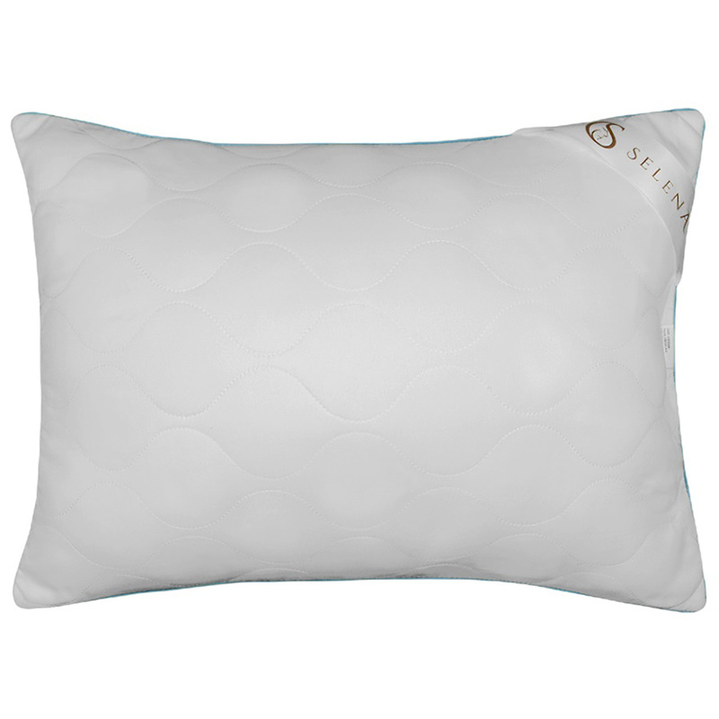 Изображение товара Подушка Селена Breeze 50x70 см искусственный лебяжий пух микрофибра Россия