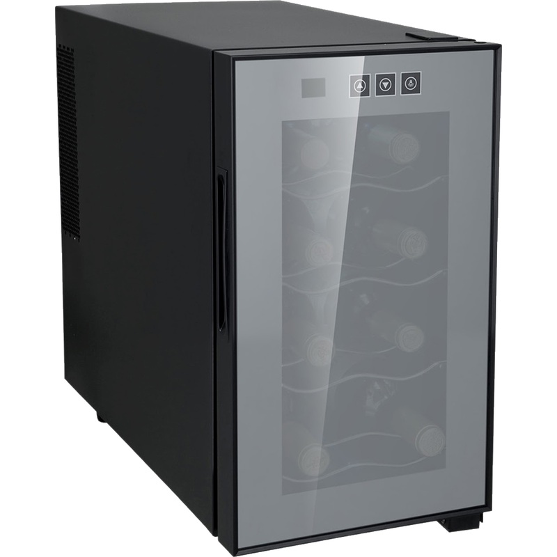 Изображение товара Винный шкаф Viatto MK-WC8 чёрный на 8 бутылей с дисплеем