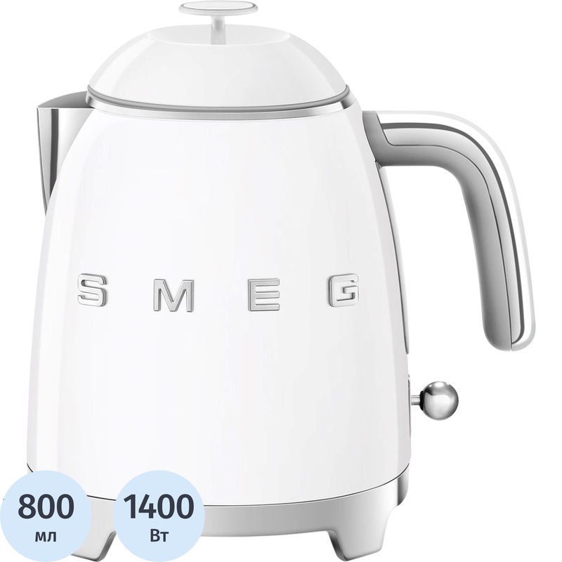 Изображение товара Чайник электрический Smeg KLF05WHEU белый