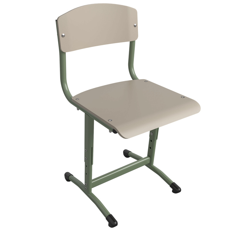 Изображение товара Ученический регулируемый стул Универсал в зелёном цвете касямир