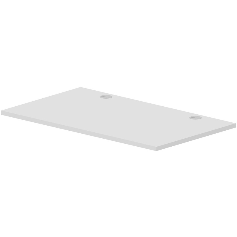 Изображение товара Столешница для рабочего стола Easy to lead DFTG118X68BL белая 1180x680x25 мм