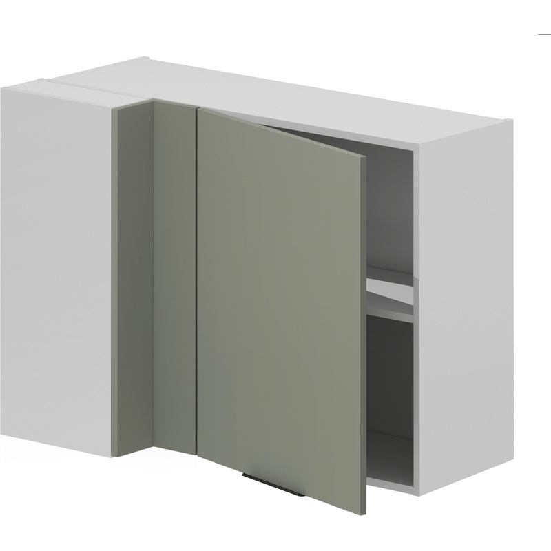 Изображение товара Кухонный угловой шкаф VOK WC1D 72 105, навесной, платиновый зелёный
