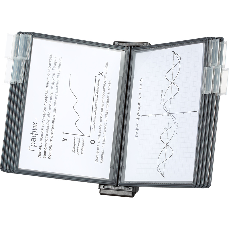 Изображение товара Демосистема настенная A4 10 панелей Attache FDS006 черная