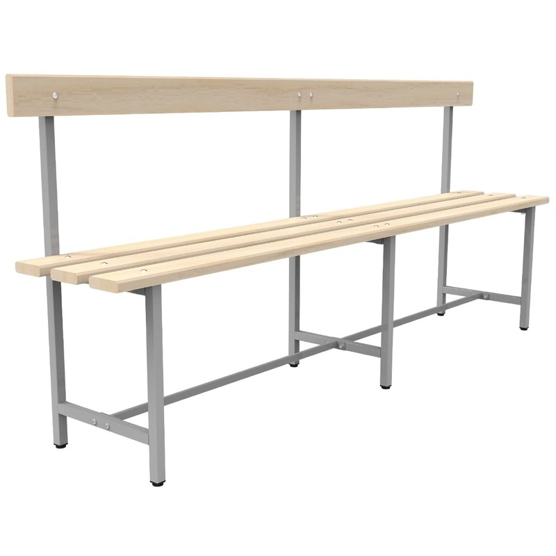 Изображение товара Скамья Титан Мета СТ-6 регулируемая опора (натуральный/серый, 2000х395х860 мм)