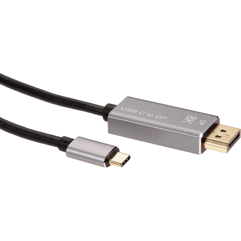 Изображение товара Кабель Vcom USB Type-C - DisplayPort 1.8 метра для передачи аудио и видео высокого качества