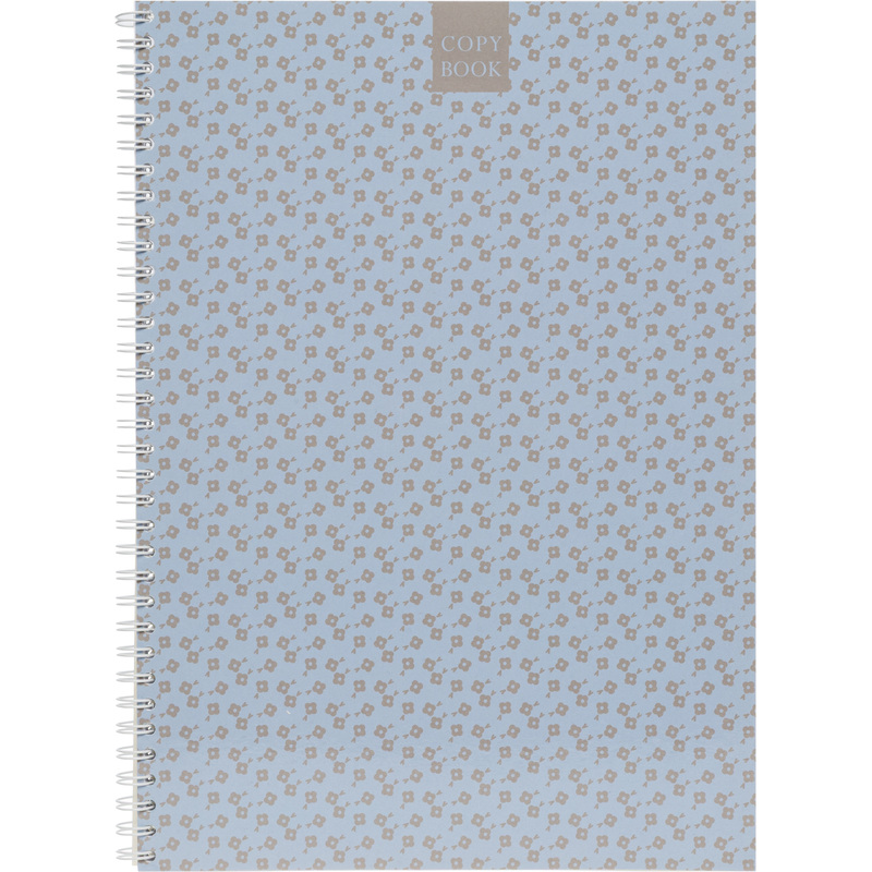 Изображение товара Бизнес-тетрадь Attache Fleur А4 96 листов голубая в точку на спирали