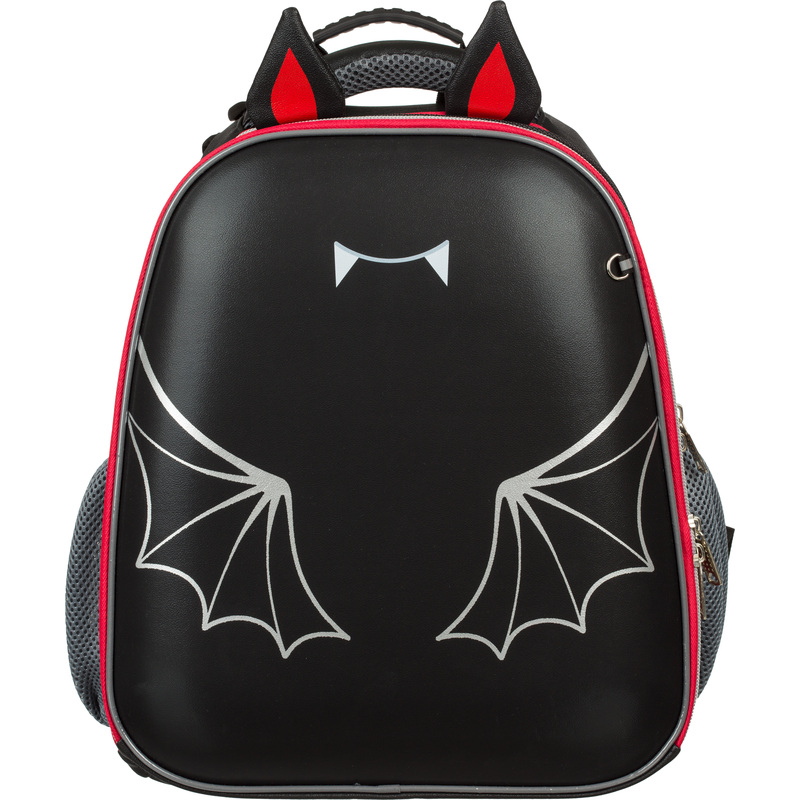 Изображение товара Ранец Комус Класс Basic Летучая мышка анатомический черный школьный рюкзак