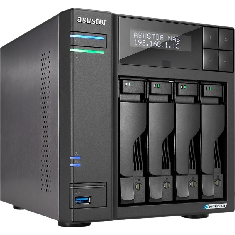 Изображение товара Сетевое хранилище (NAS) Asus Lockerstor AS6704T (90IX01N1-BW3S40)