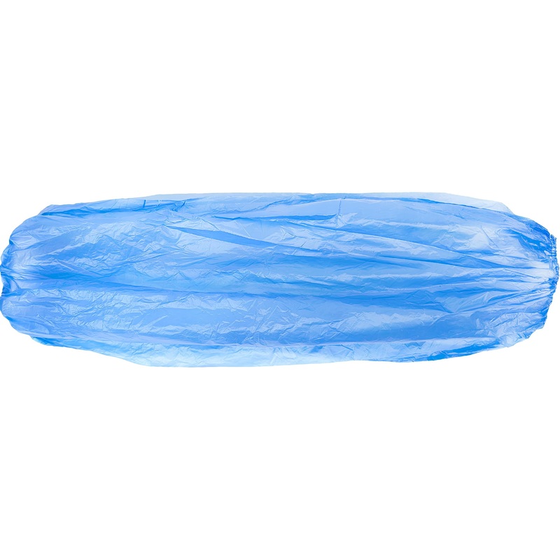 Изображение товара Нарукавники одноразовые Haccper Polytex полиэтиленовые синие длина 40 см (50 штук/25 пар в упаковке)