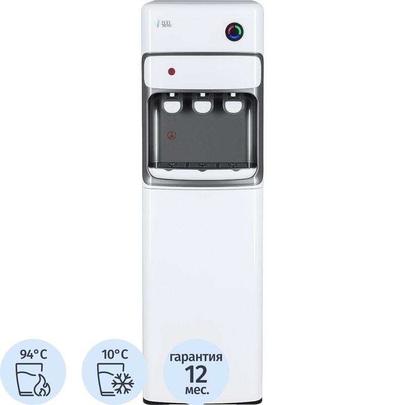 Изображение товара Кулер для воды Ecotronic K30-LXE белый нагрев и охлаждение