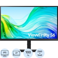 Монитор 27" Samsung ViewFinity S6 S61F чёрный (LS27F610EAIXCI)
