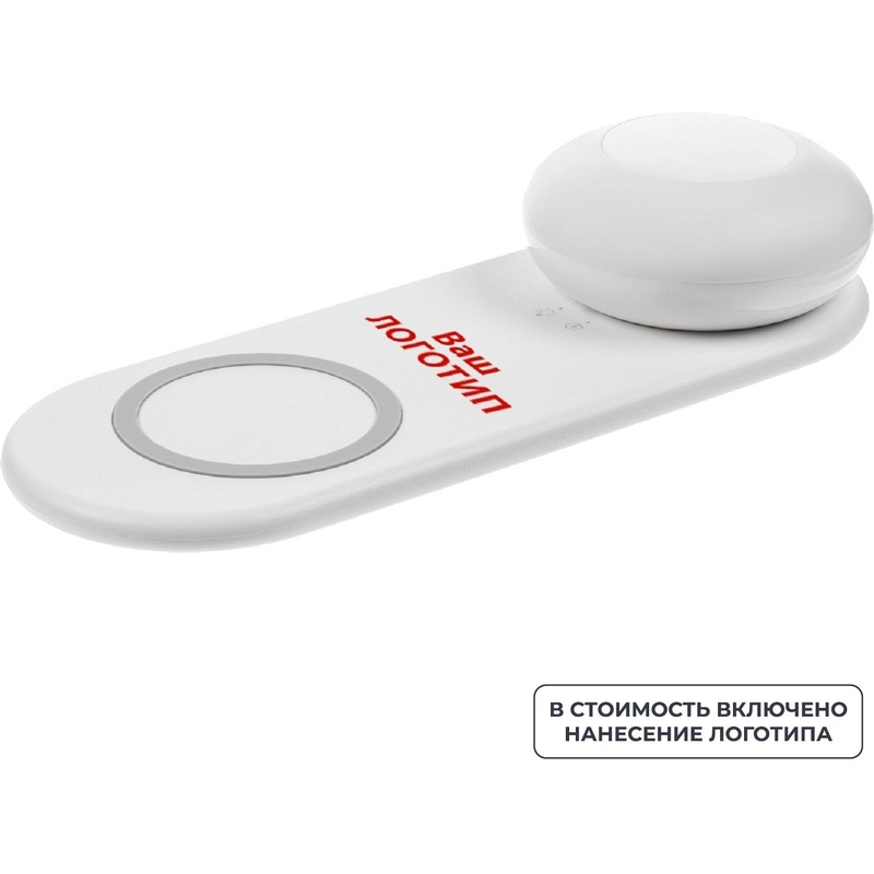 Изображение товара Зарядное устройство беспроводное-ночник moonRay USB type-С (5 штук в упаковке) с лого