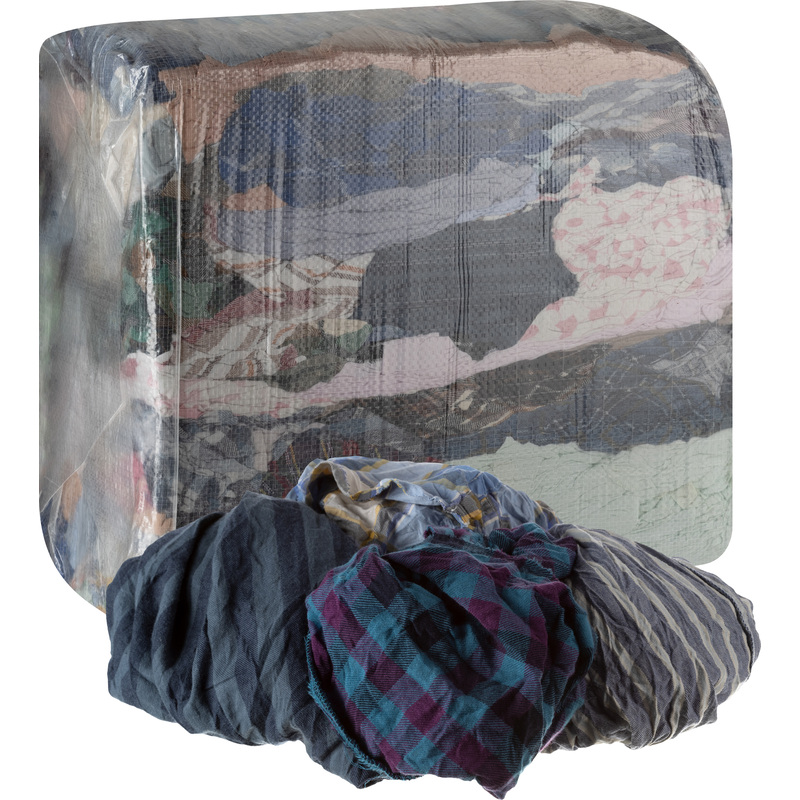 Изображение товара Ветошь фланель цветная Выбор есть 10 кг (размер лоскута 40x60 см)