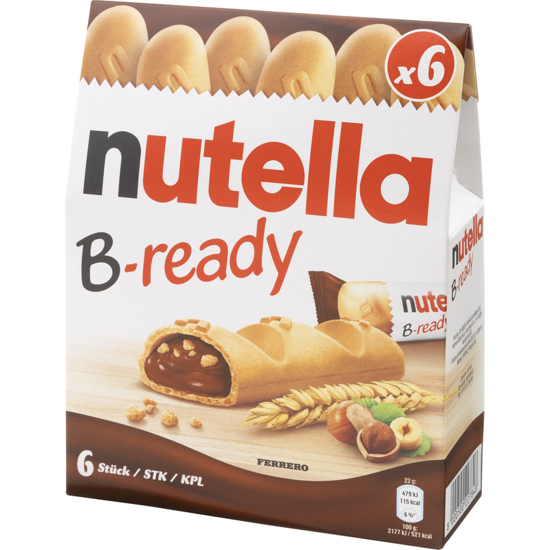 Изображение товара Печенье бисквитное Нутелла B-ready с ореховой пастой и какао 132 г