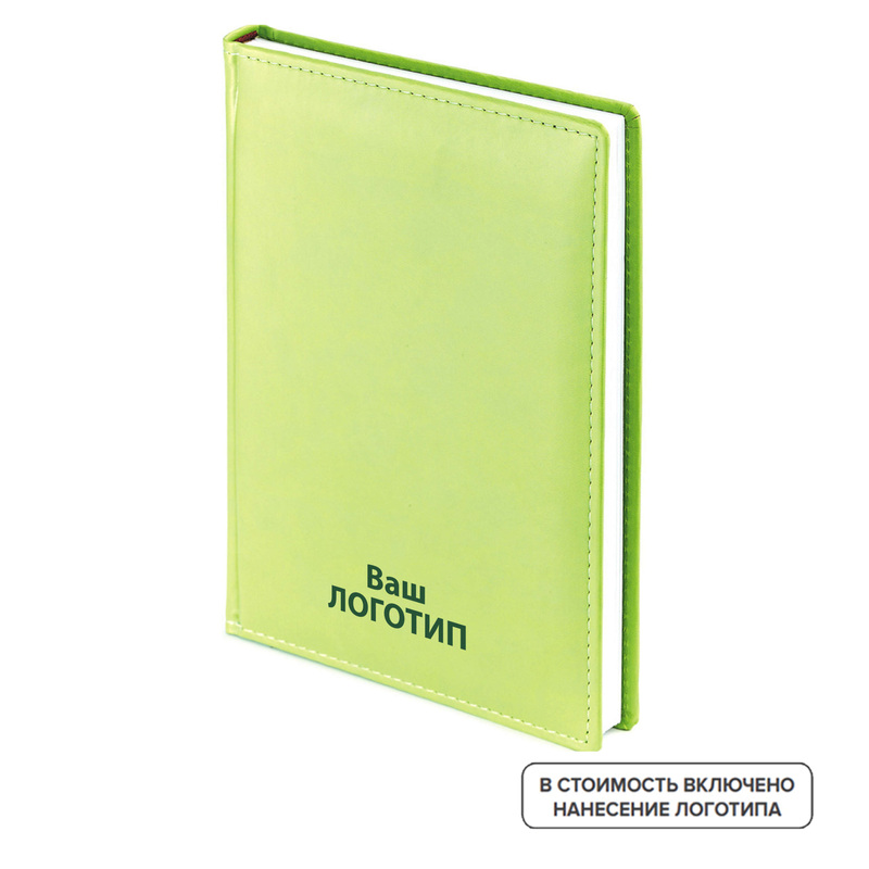 Изображение товара Еженедельник недатированный Bruno Visconti Velvet А5 искусственная кожа салатовый