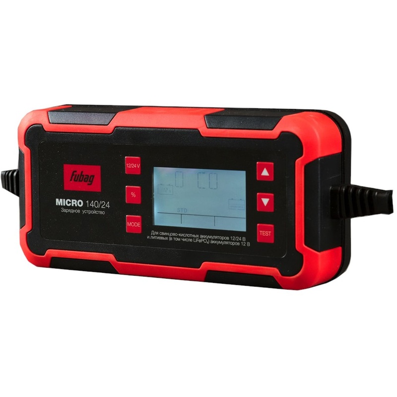 Изображение товара Зарядное устройство Fubag Micro 140/24 для аккумуляторов 12/24 В LiFePO4 и свинцовых